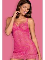 Комплект Obsessive 860-CHE-5 chemise Малиновый