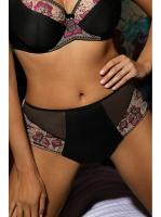 Полные трусики Ewa Bien Ivette C124 Черно-малиновый Полные трусики Ewa Bien Ivette C124 Черно-малиновый