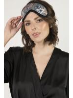 Маска для сна Julimex OP-18 Графитово-черно-белый