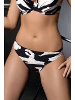 Плавки - Полные трусики Ewa Bien Bahama 00  Черно-белый