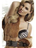 Верх от купальника - Бюст с формованной чашкой Samanta Belize A474  Черный-капучино