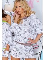 Платье Pigeon P-450 Белый с рисунком