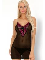 Комплект LivCo Corsetti Loritan Черно-малиновый