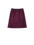 Замшевая юбка А-силуэта c рельефными линиями DESIRE || Спідниця жін. CE DESIRE, р.164-98, grape wine