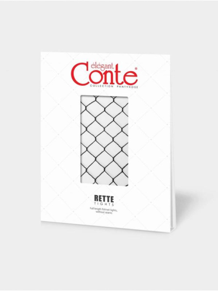 Колготки в крупну сітку RETTE SUPER MAX Lycra, р. 4, Nero