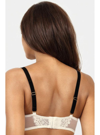 Бюстгальтер push up Ewa Bien Blanche B214 Экри-черный || Бюстгальтер push up Ewa Bien Blanche B214 Экри-черный