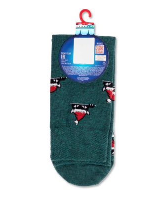 Носки муж. DW NEW YEAR 19С-66СП, р.27-29, 524 темно-бирюзовый || Шкарпетки чол. DW NEW YEAR 19С-66СП, р.27-29, 524 темно-бірюзовий