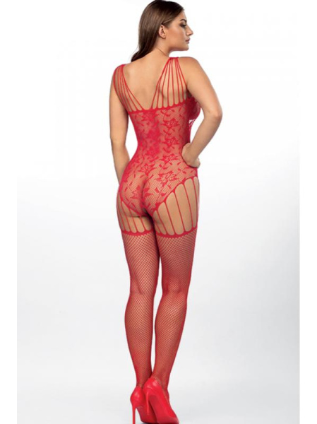 Комбинезон-сетка ANS Leisha Красный