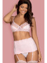 Комплект Obsessive Girlly set Бело-розовый || Комплект Obsessive Girlly set Бело-розовый