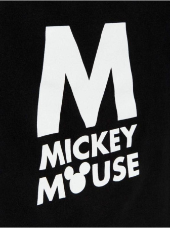 Стильная хлопковая футболка с коротким рукавом Disney 965 || Джемпер дів. CE DISNEY DD 965, р.146,152-76, street black