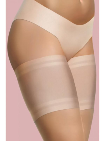 Ленты на бедра Ewlon Satin самоудерживающиеся plus size  Бежевый Ленты на бедра Ewlon Satin самоудерживающиеся plus size  Бежевый