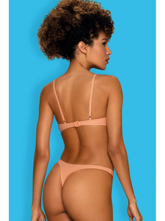 Купальник раздельный Obsessive Mexico Beach - бюст с мягкой чашкой и стринги Коралловый || Купальник раздельный Obsessive Mexico Beach - бюст с мягкой чашкой и стринги Коралловый