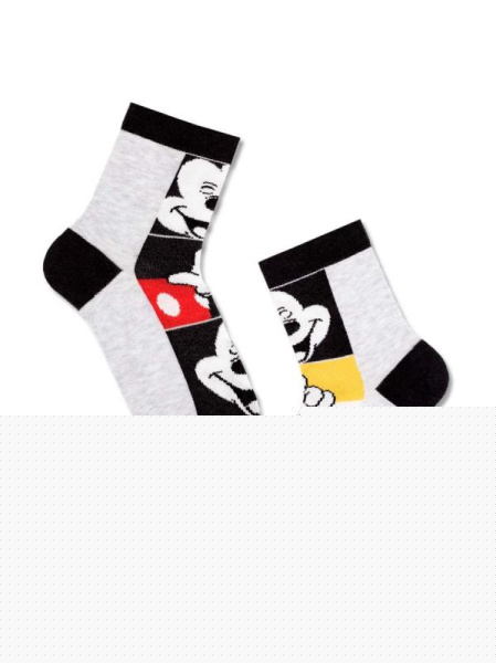 Носки дет. CK DISNEY 17С-126СПМ, р.22, 348 черный-светло-серый