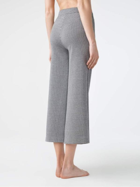 Кюлоты с высокой посадкой и рисунком &quot;гусиная лапка&quot; CLASSIC CHIC