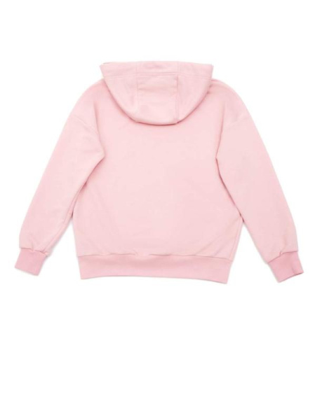 Оversize-худи нежно-розового цвета из ультрамягкого полотна с хлопком LD 1105