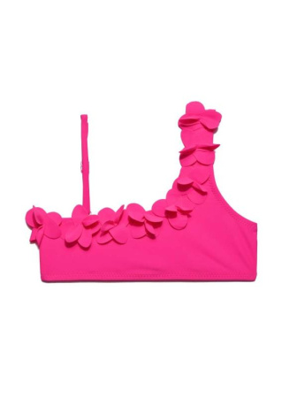 Купальник на одно плечо SUNSET || Костюм купальний для дівчат СE SUNSET, р.134,140-68, neon pink