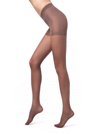Колготки с утягивающими удлиненными шортиками Control 40 Lycra, р.4, Mocca