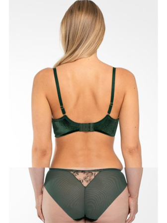 Комплект Samanta Ola - бюстгальтер с мягкой чашкой A143 и полные трусики B400 Изумрудно-телесный || Комплект Samanta Ola - бюстгальтер с мягкой чашкой A143 и полные трусики B400 Изумрудно-телесный