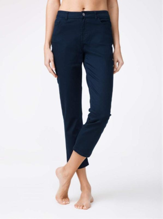 Укороченные джинсы со средней посадкой CON-139B