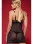 Комплект Obsessive Wonderia chemise Черный || Комплект Obsessive Wonderia chemise Черный