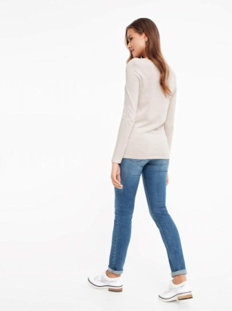 Экстрамягкий джемпер из пряжи с модалом 030 || Джемпер жін. CE LDK030 17С-124СП, р.158,164-88, синій