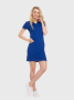 Платье с воротником-поло LPL 732 || ВТЖ Плаття жін. CE LPL 732, р.158,164-84-90, волошка