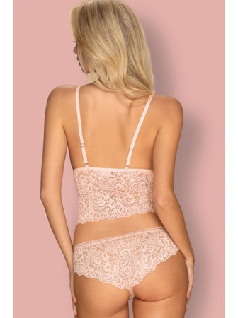 Комплект Obsessive Delicanta top Розовый || Комплект Obsessive Delicanta top Розовый