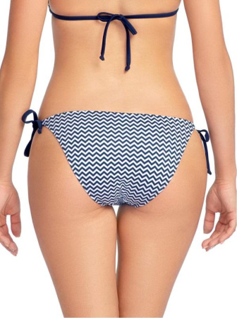 Трусы-бикини на завязках AGNES || ВКТ CE Труси купальні жіночі AGNES, р.98, синій-білий