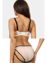 Комплект Ewa Bien Blanche - бюстгальтер push up B214 и бразилианки C500 Экри-черный || Комплект Ewa Bien Blanche - бюстгальтер push up B214 и бразилианки C500 Экри-черный
