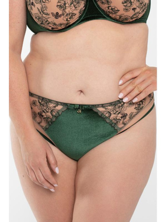 Полные трусики Samanta Ola B400 Изумрудно-телесный