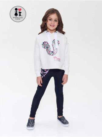 Джемпер дів. CE DISNEY DD 971, р.134,140-72, ice-cream white