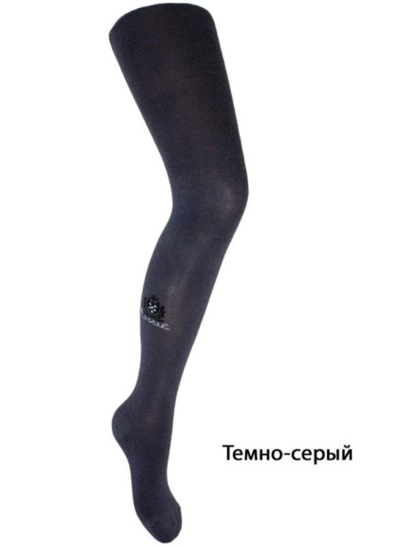 Стрейчевые детские колготки KBS Арт.: 4-10742 / Герб Classic /, , Темно-серый