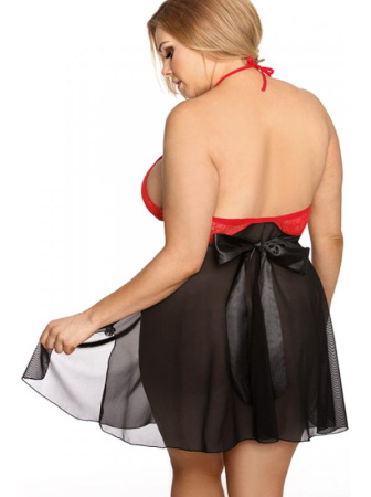 Комплект Anais Lydia Черно-красный || Комплект Anais Lydia Черно-красный