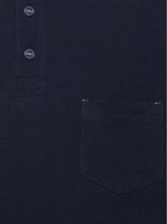 Футболка-поло с контрастной окантовкой MD 944 || Джемпер чол. DW MD 944, р.182-100, patriot blue