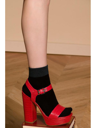 Носки Gabriella Lex 60 den  Черно-зеленый