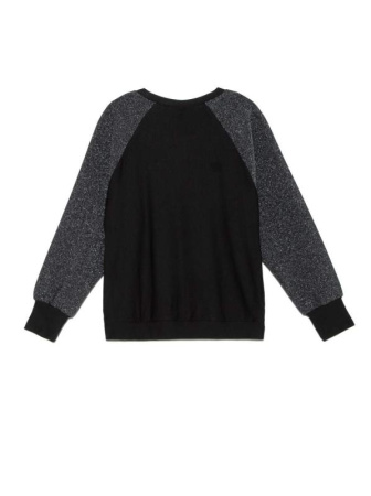 Джемпер с мерцающим блеском и брошью 837 || Джемпер жін. CE LD 837, р.170-88, Nero