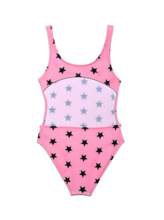 Слитный купальник со звездами SUPER STAR || Купальник дів. CE SUPER STAR, р.98,104-52, pink