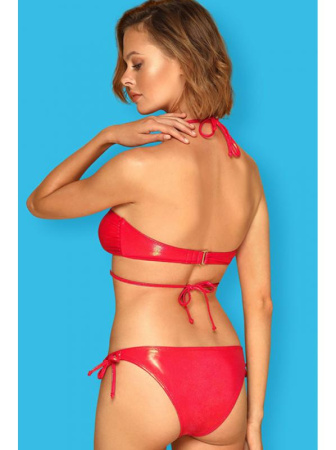 Купальник раздельный Obsessive Coralya - бюст с мягкой чашкой и бразилианки Красный || Купальник раздельный Obsessive Coralya - бюст с мягкой чашкой и бразилианки Красный