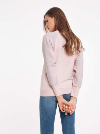 Джемпер с мерцающим блеском и брошью 837 || Джемпер жін. CE LD 837, р.170-88, pink