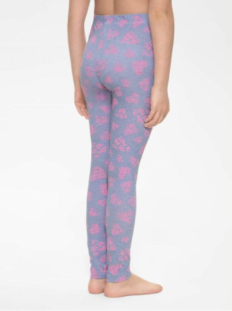 Комплект леггинсы+леггинсы DILLY || Комплект трикотажний DILLY, р.98,104-52, denim-pink