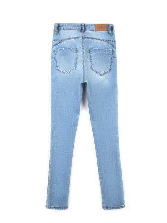 Моделирующие джинсы PUSH UP с высокой посадкой CON-42 || ВД Брюки джинсові жін. CE CON-42, р.170-98, блакитний