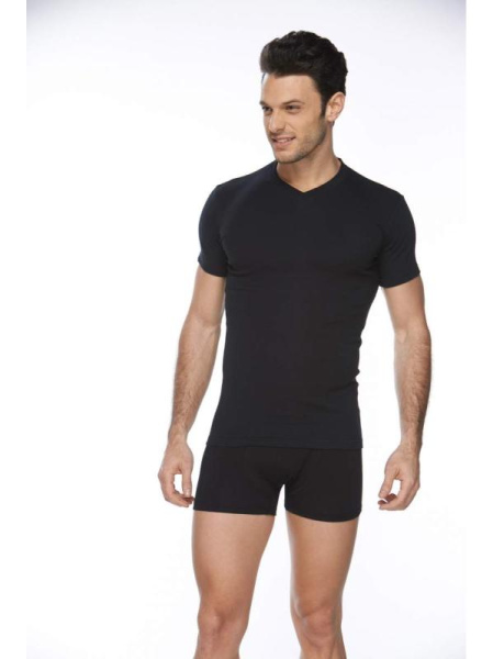 Футболка мужская хлопковая c v-образным воротом Sevim Арт: 9007, 2XL, Белый