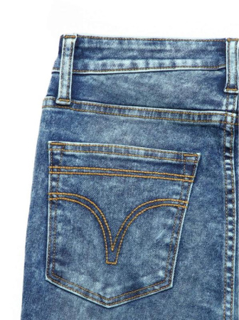 Моделирующие eco-friendly джинсы skinny c супервысокой посадкой CON-176 Lycra || Брюки джинсові жін. CE CON-176, р.164-98, bleach stone