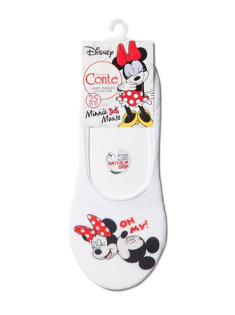 Подследники жен. хлопковые Conte DISNEY 18С-198СПМ || Підслідники жін. бавовняні CE DISNEY 18С-198СПМ, р.23, 142 темно-сірий
