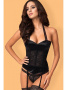 Комплект Obsessive Ailay corset  Черный || Комплект Obsessive Ailay corset  Черный