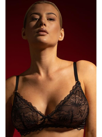 Бюстгальтер с мягкой чашкой без косточек Samanta Nyks A191  Черный