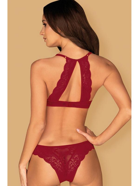 Комплект Obsessive Ivetta set  Бургунд