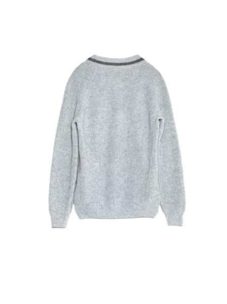 &quot;Oversize&quot; пуловер из итальянской пряжи с кашемиром LDK 066