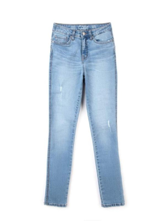 Моделирующие джинсы PUSH UP с высокой посадкой CON-42 || ВД Брюки джинсові жін. CE CON-42, р.170-98, блакитний