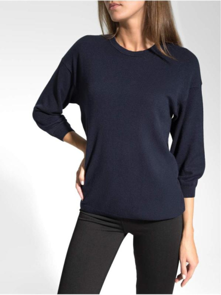 Вязаный джемпер из итальянской пряжи с модалом LDK 057